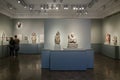 Buddha Statues Inside Asian Museum of Art in Light Blue and Whit