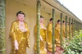 Buddha statues in Kek Lok Si temple, Penang Malaysia