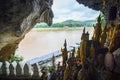 Buddha statues Pak Ou caves in Luang Prabang, Laos