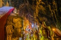 The Buddha statues in the Pindaya Caves, Shan State, Myanmar Royalty Free Stock Photo