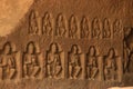 Buddha Statues sculpted inside Kanheri Caves, Sanjay Gandhi National Park,