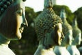 Buddha Statues, Sima Malaka Island, Colombo Royalty Free Stock Photo