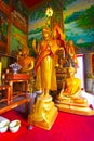 Buddha statues at the temple in Thailand Royalty Free Stock Photo