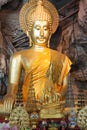 Buddha statues on the tiger cave temple near krabi ,thailand