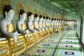 Buddha Statues at U Min Thonze Pagoda in Sagaing, Mandalay, Myanmar