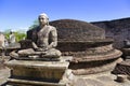 Buddha Statues at Vatadage, Sri Lanka Royalty Free Stock Photo