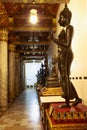 Buddha statues at Wat Benchamabopitr