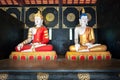 Buddha statues at Wat Chedi Luang, Chiang Mai, Thailand Royalty Free Stock Photo