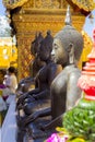 Buddha statues at Wat Phra That Doi Suthep the most popular temple in Chiang Mai, Thailand Royalty Free Stock Photo