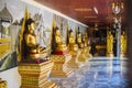 Buddha statues in Wat Phrathat Doi Suthep. Royalty Free Stock Photo