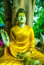 Buddha staue in Darabhirom Forest Monastery Royalty Free Stock Photo