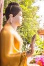 Buddha staue in Darabhirom Forest Monastery