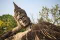 Buddha stone statue, Buddha Park, Vientiane, Laos