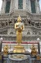 Buddha in the Temple in bangkog views