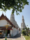 Pagoda Stupa in Wat Arun Ratchawararam (Buddha Temple in Bangkok, Thailand)