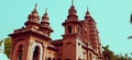 Buddha Temple at Sarnath Varanasi blue sky