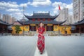 The  Buddha Temple in Shanghai Royalty Free Stock Photo