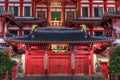 Buddha Tooth Relic Temple Front Doors Royalty Free Stock Photo