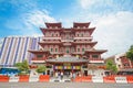 Buddha tooth relic temple and museum in china town, singapore Royalty Free Stock Photo