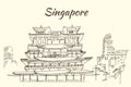 The Buddha Tooth Relic Temple - - Singapore Royalty Free Stock Photo