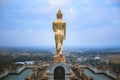 Buddha in Walking Posture, Wat Phra That Khao Noi Royalty Free Stock Photo