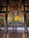 Buddha, Wat Chedi Luang, Chiang Mai, Thailand Royalty Free Stock Photo