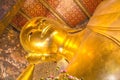 Buddha in Wat Po bangkok Thailand Royalty Free Stock Photo