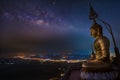 Buddha in Wat Tham Seua Royalty Free Stock Photo