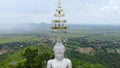 Buddha Watcharachaiyapit High angle in Wat Pa Siri Wattanavisut, Nakhon Sawan Province