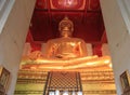 Buddha at Watmongkolbophit Temple in Ayudhaya, Thailand