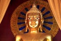 Buddha with the wheel of sansara. Chiang Mai, Thailand