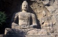 Buddhas in Yungang Caves ,China Royalty Free Stock Photo