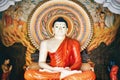 Buddhastatue in Sri Lanka Royalty Free Stock Photo