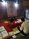 Buddhism Asia Central Vietnam Hue Vietnamese Calligraphy local street artist night market