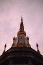 Buddhism Religion Golden Temple Image Sough-East Asian Praying Statue Royalty Free Stock Photo