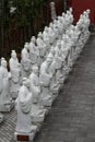 The 72 followers statues Royalty Free Stock Photo