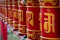 Buddhism, prayer wheels, make a wish, about Buddhist temple