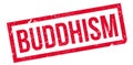 Buddhism rubber stamp Royalty Free Stock Photo