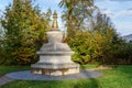 Buddhism Stupa on hill. Salzburg. Austria