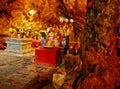 Buddhist Altar in Huong Tich Cave in Perfume Pagoda complex