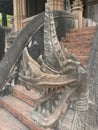 Buddhist Dragon art, Laos, Vientiane, South East Asia