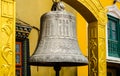 Buddhist bell in boudhanath Royalty Free Stock Photo