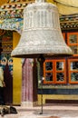 Buddhist bell in boudhanath, Royalty Free Stock Photo