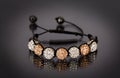 Buddhist bracelet shamballa Royalty Free Stock Photo
