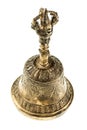 Buddhist bronze hand bell Royalty Free Stock Photo
