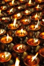 Buddhist butter lamps