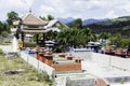 Buddhist cemetery. family graves. day. Royalty Free Stock Photo