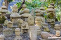 Buddhist cemetery at the Kiyomizu-dera Temple Royalty Free Stock Photo