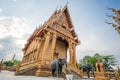 The Buddhist church is the main ritual of Buddhism. Royalty Free Stock Photo