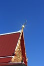 Buddhist church roof